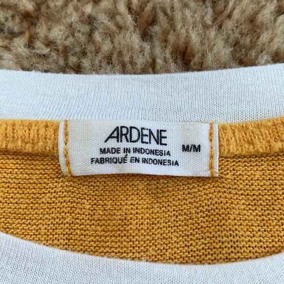 Yellow Ardene shirt M/M - Picture 2 of 2